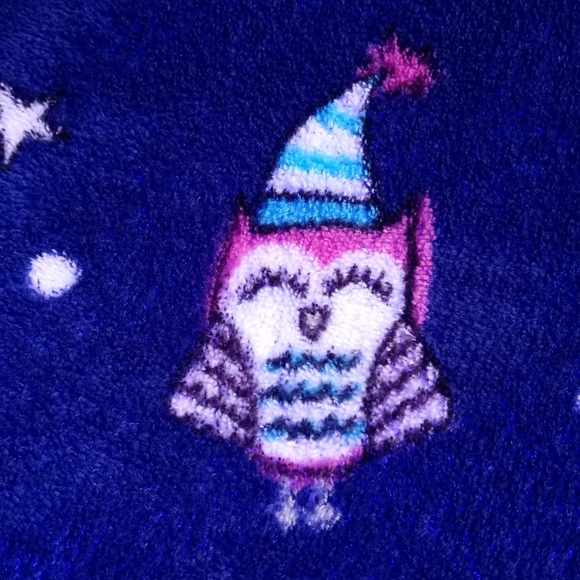 Girls Sherpa Zip up Pajamas - Picture 3 of 4